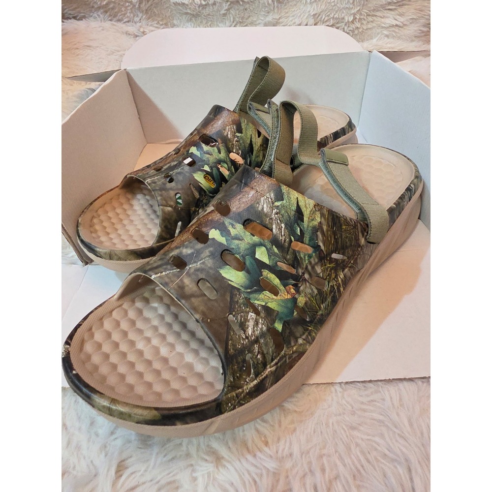 NWT Joybees x Mossy Oak Men's Trekking Clog Sandals - Camo - Size 12